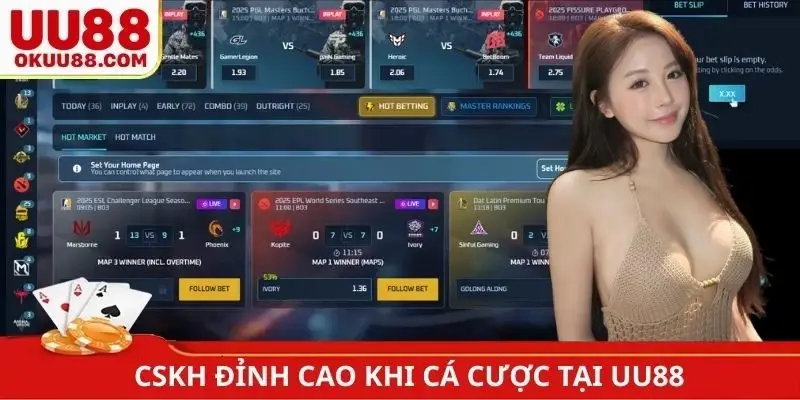 CSKH đỉnh cao khi cá cược tại UU88