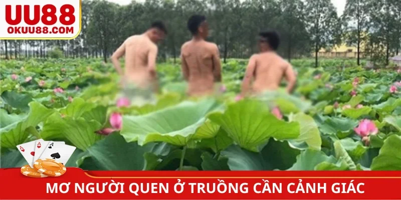 Mơ người quen ở truồng cần cảnh giác