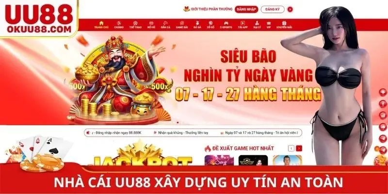 Nhà cái UU88 xây dựng uy tín an toàn