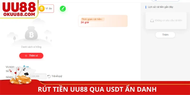 Rút tiền qua USDT ẩn danh bảo mật nghiêm ngặt